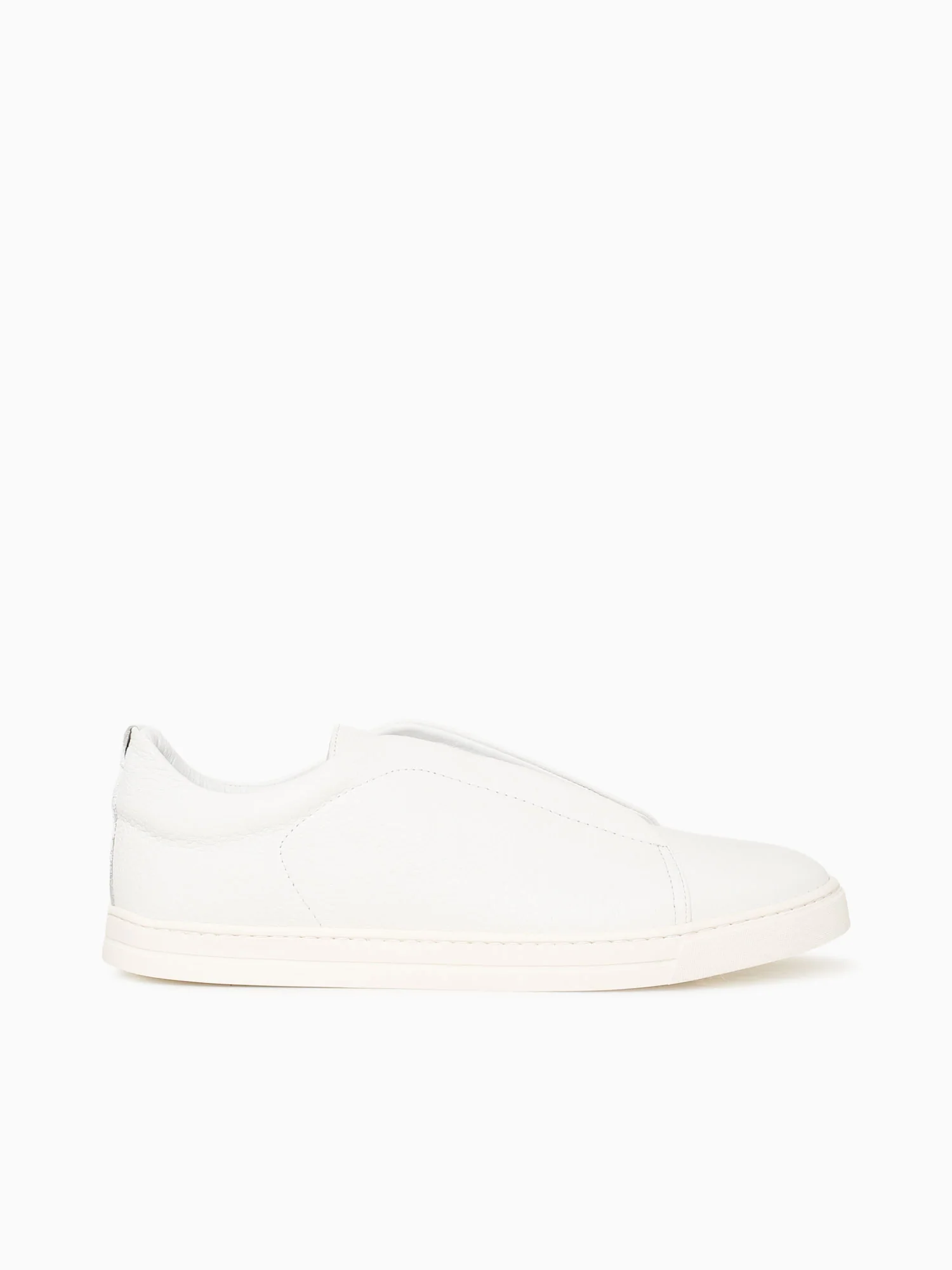 Selim White Analine Leather