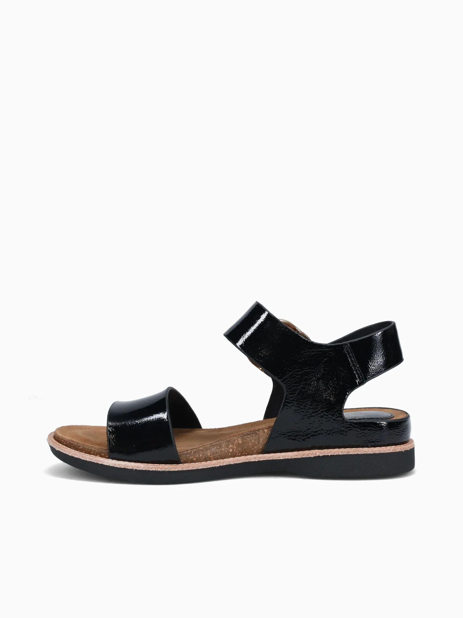 Bali Black Crinckle Patent - Image 3