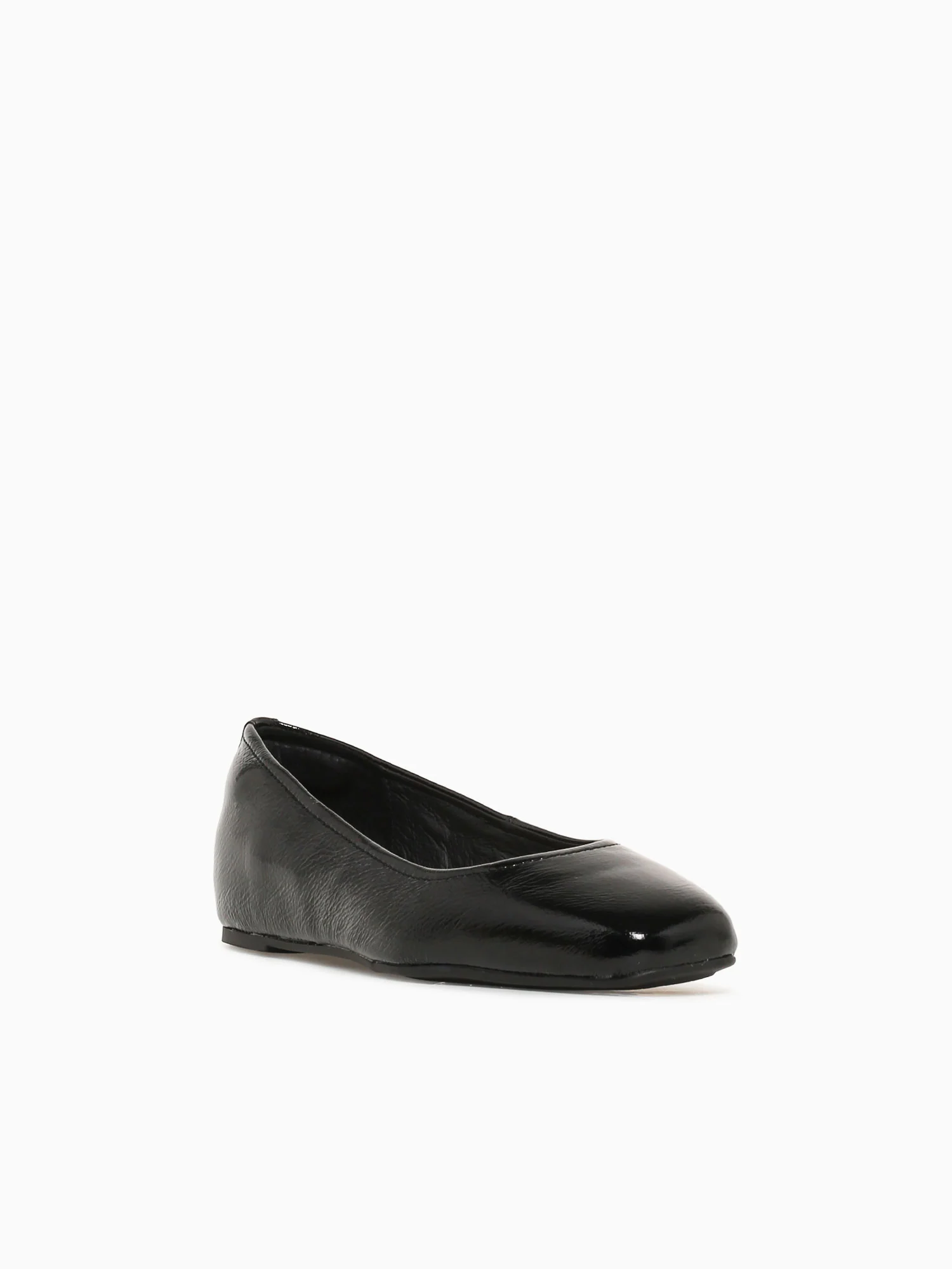 Poppy Black Crinkle Patent - Image 2
