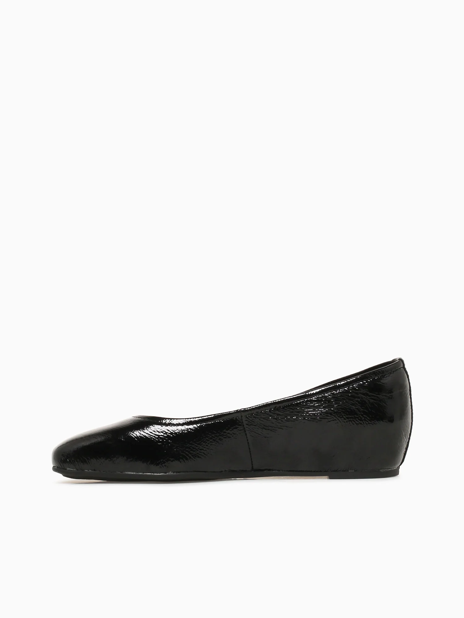 Poppy Black Crinkle Patent - Image 4