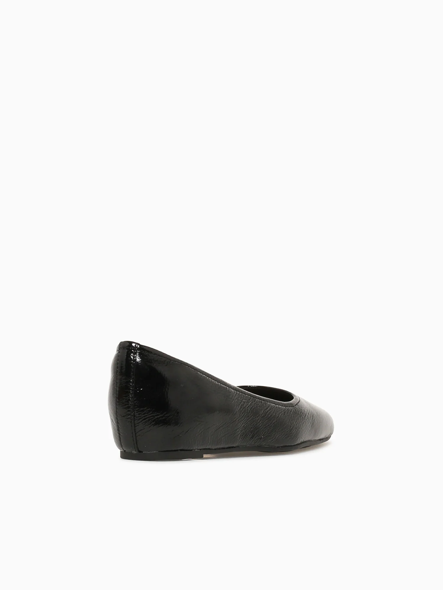 Poppy Black Crinkle Patent - Image 5