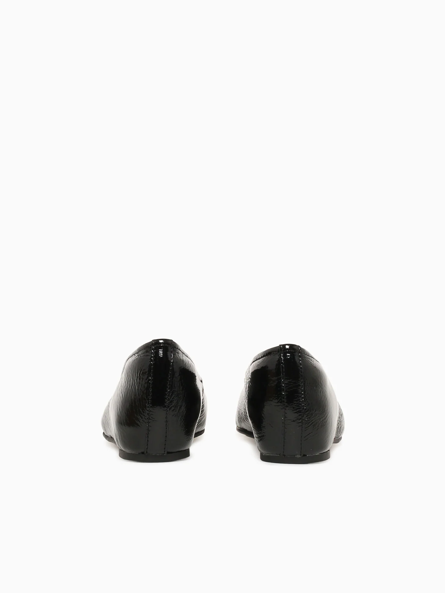 Poppy Black Crinkle Patent - Image 6