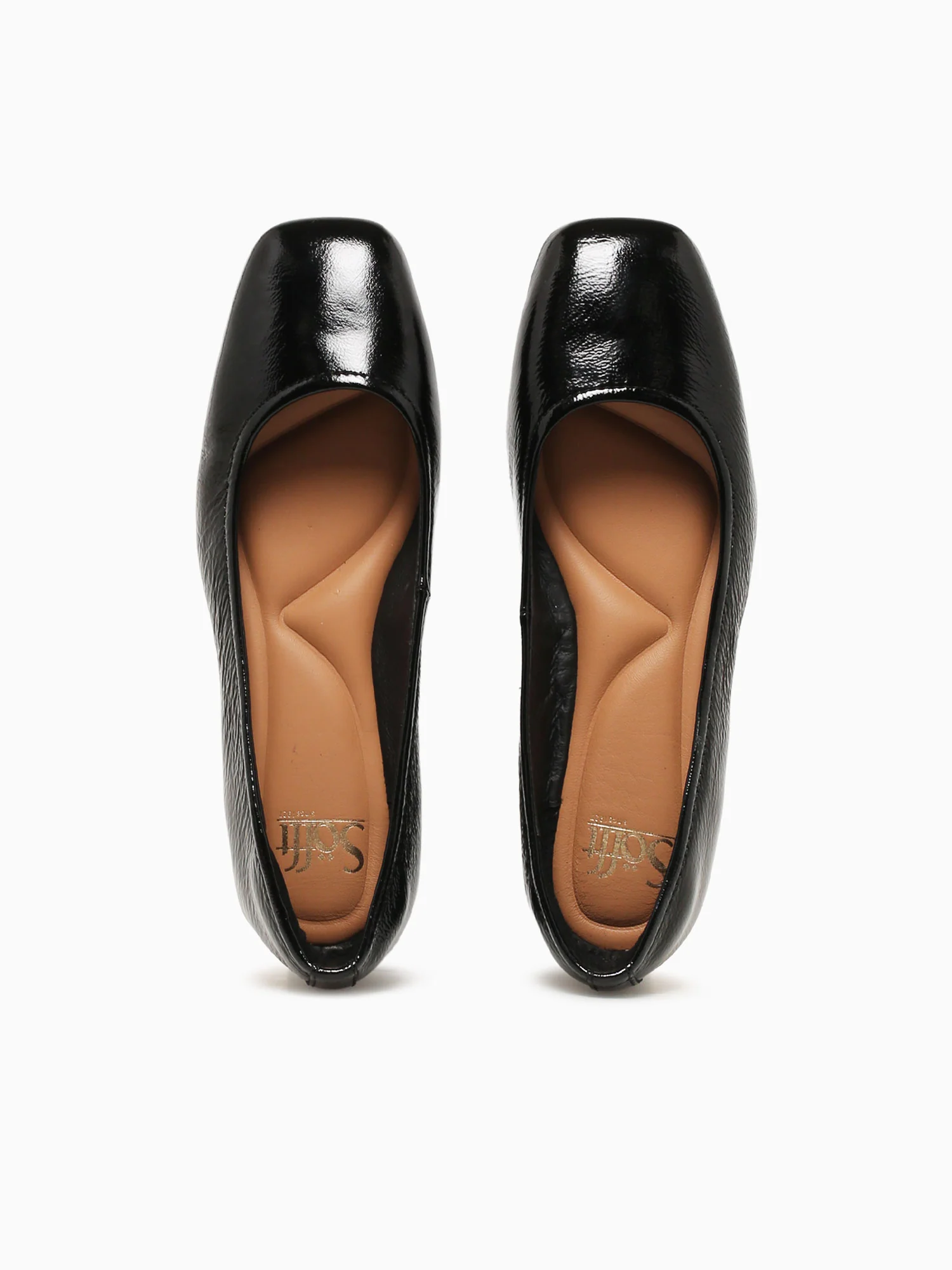 Poppy Black Crinkle Patent - Image 7