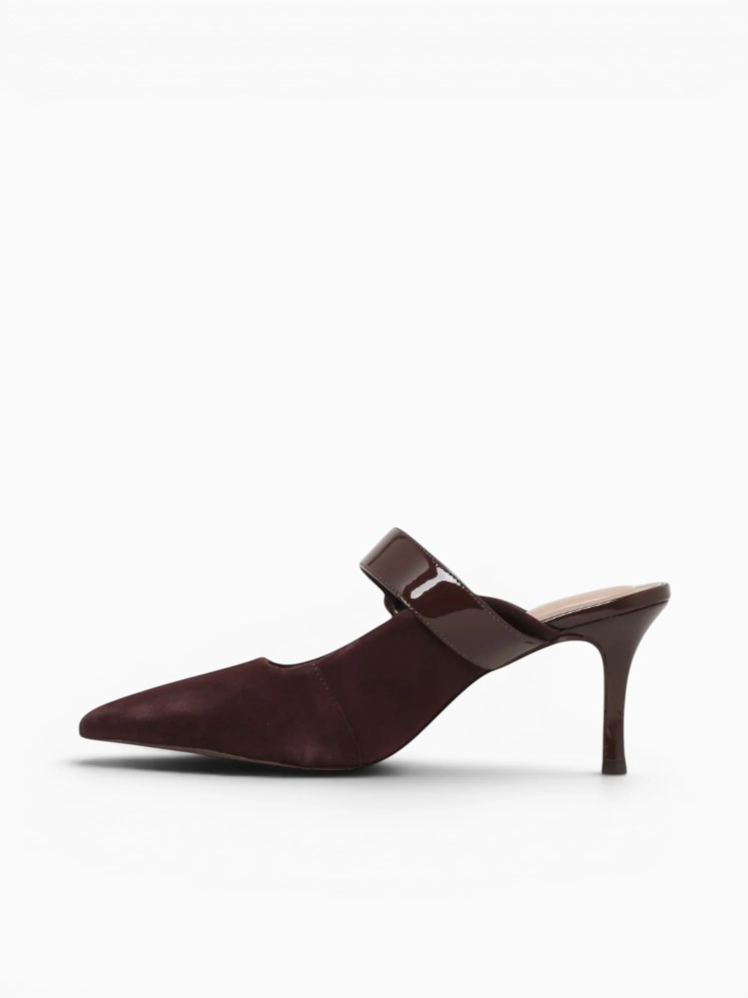 Greta Brown  Kid Suede Verniz - Image 3