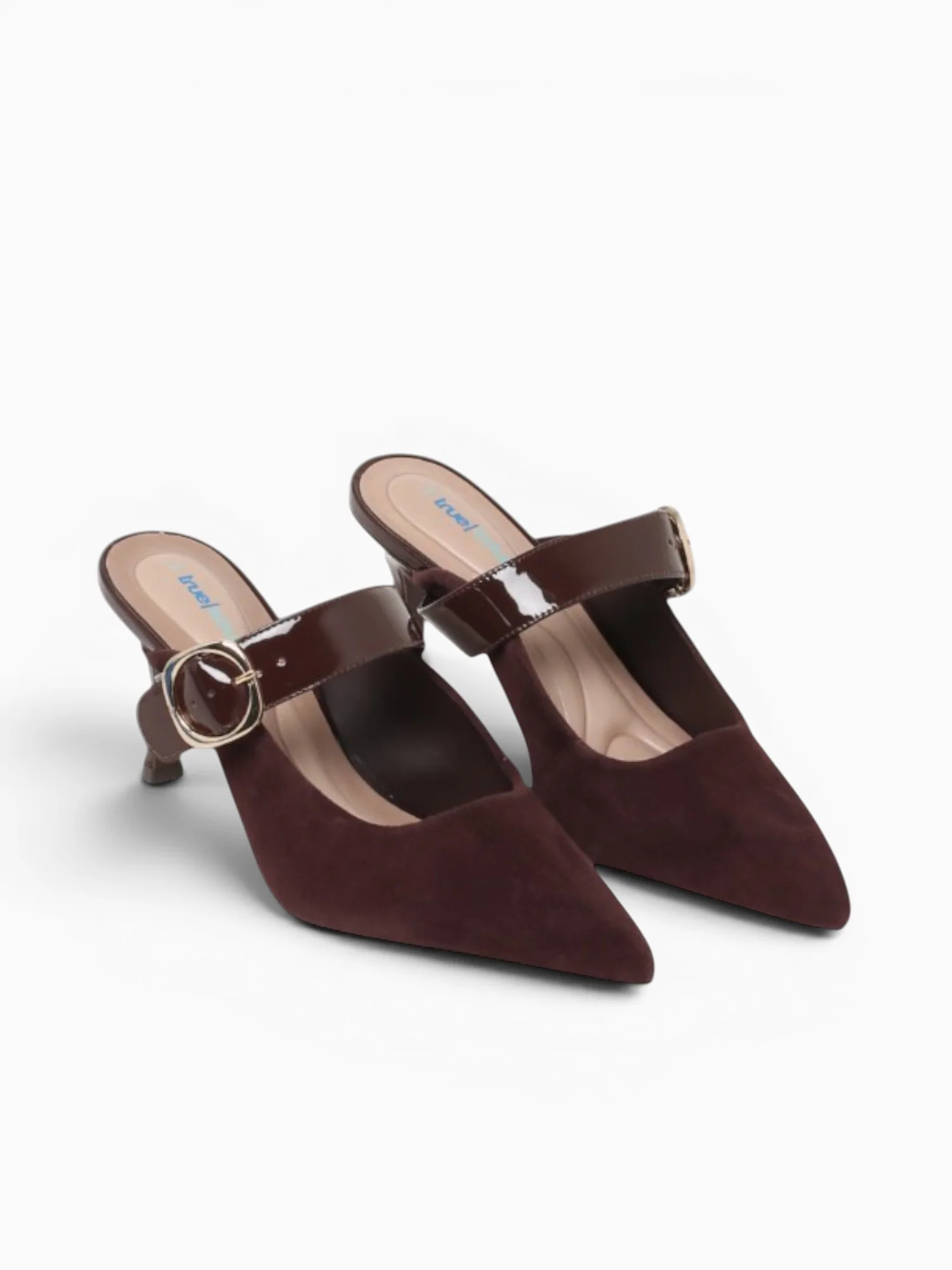 Greta Brown  Kid Suede Verniz - Image 5