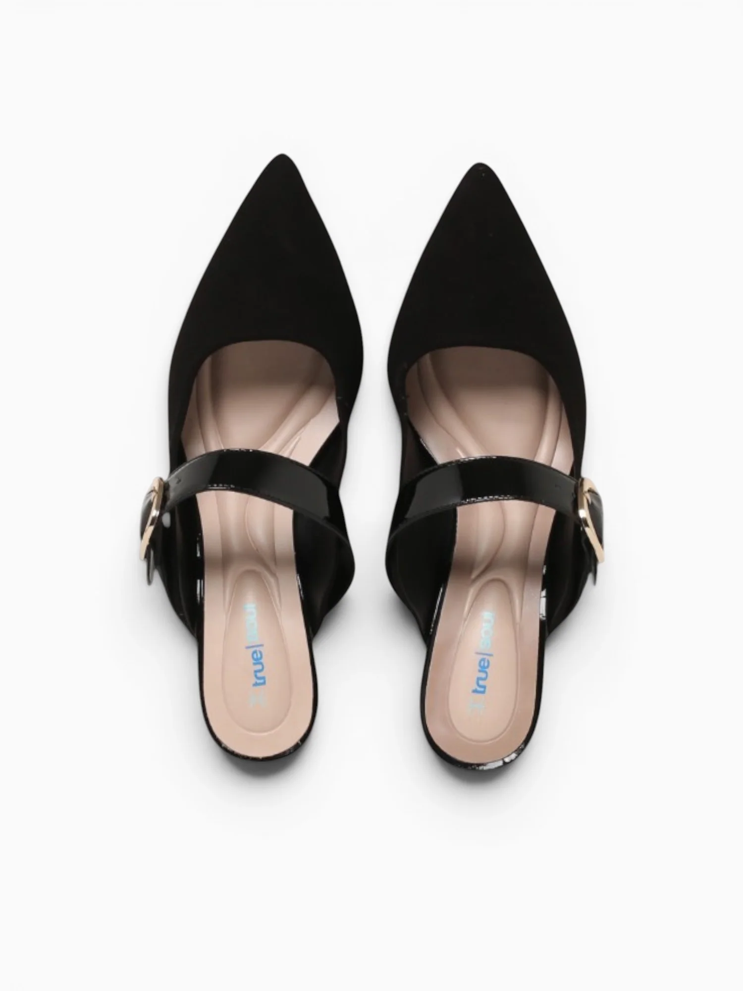 Greta Preto Kid Suede Verniz - Image 6