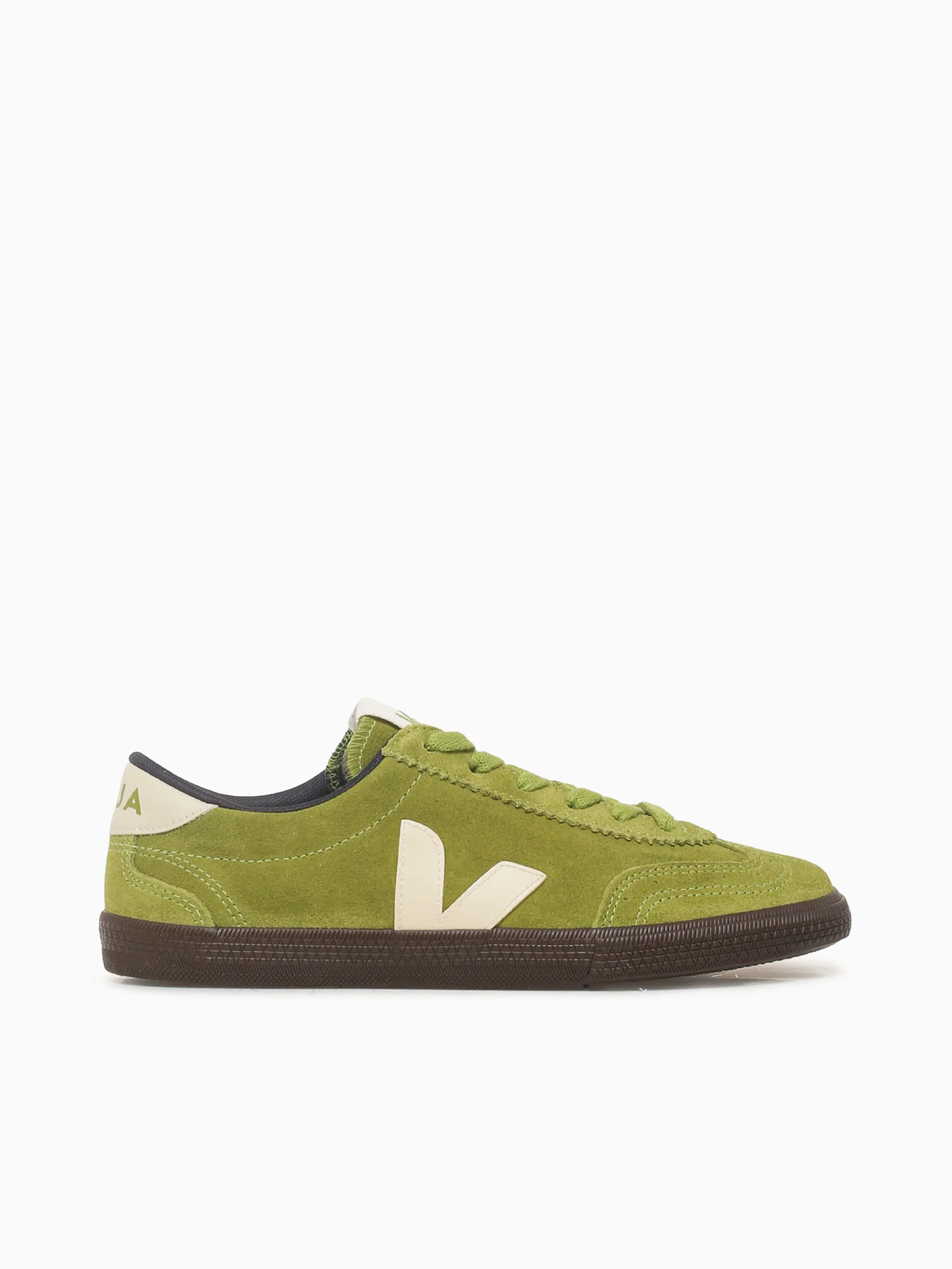 Volley Green Pierre Suede
