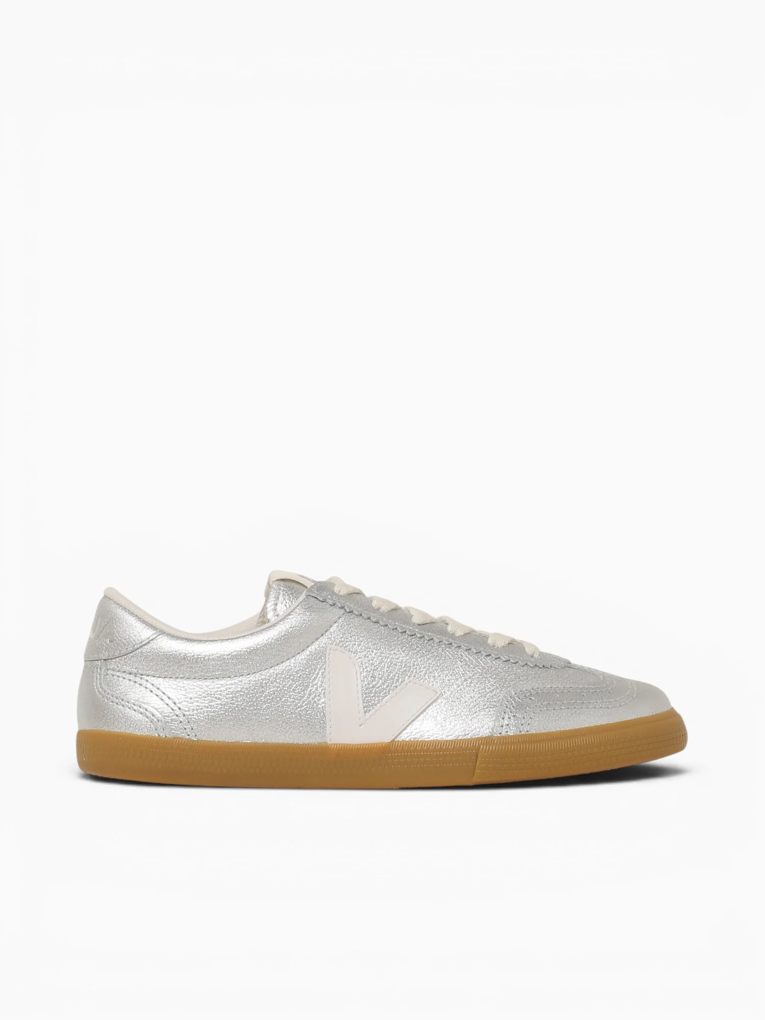 Volley Silver White O.t Leather