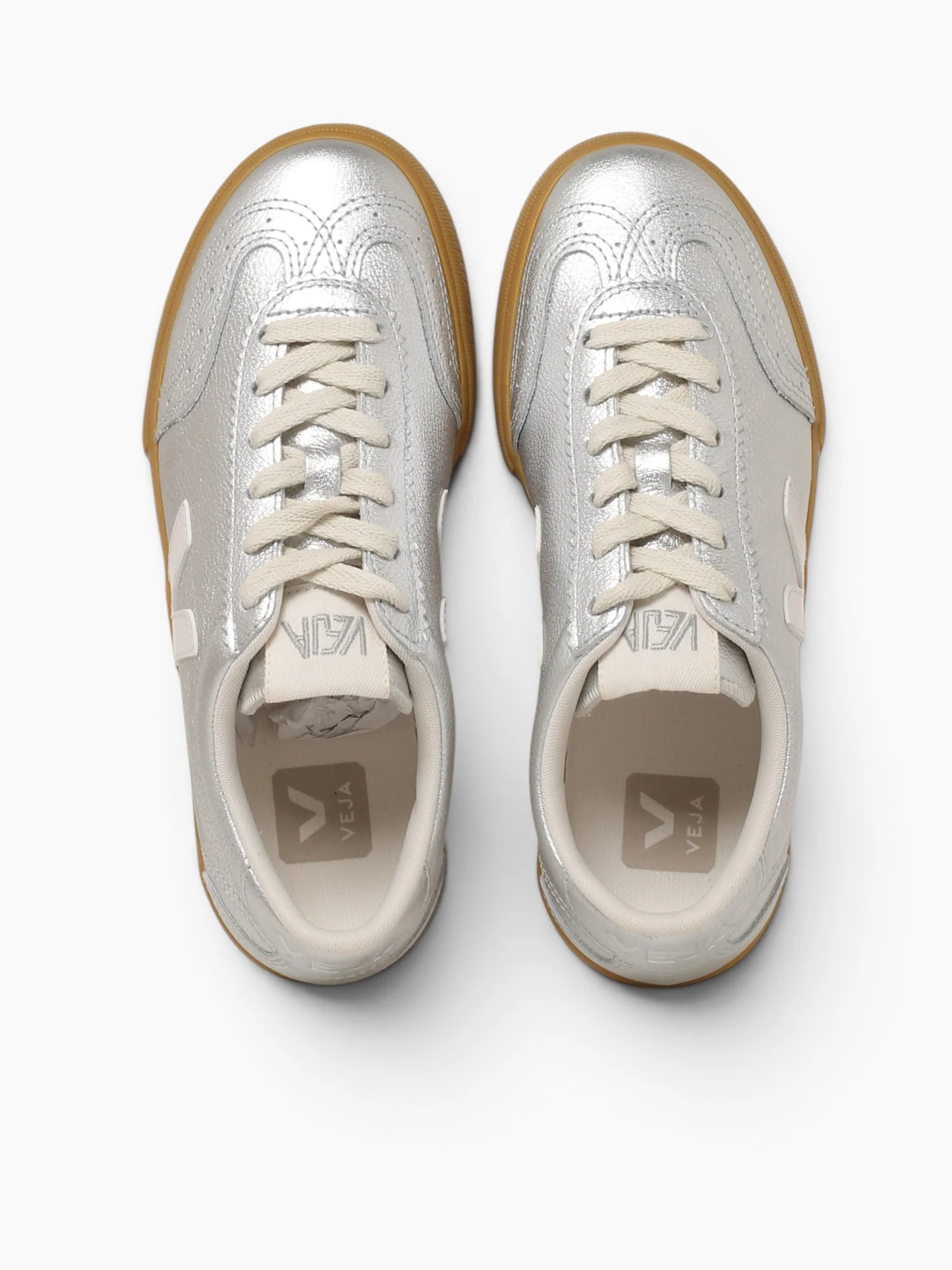 Volley Silver White O.t Leather - Image 7