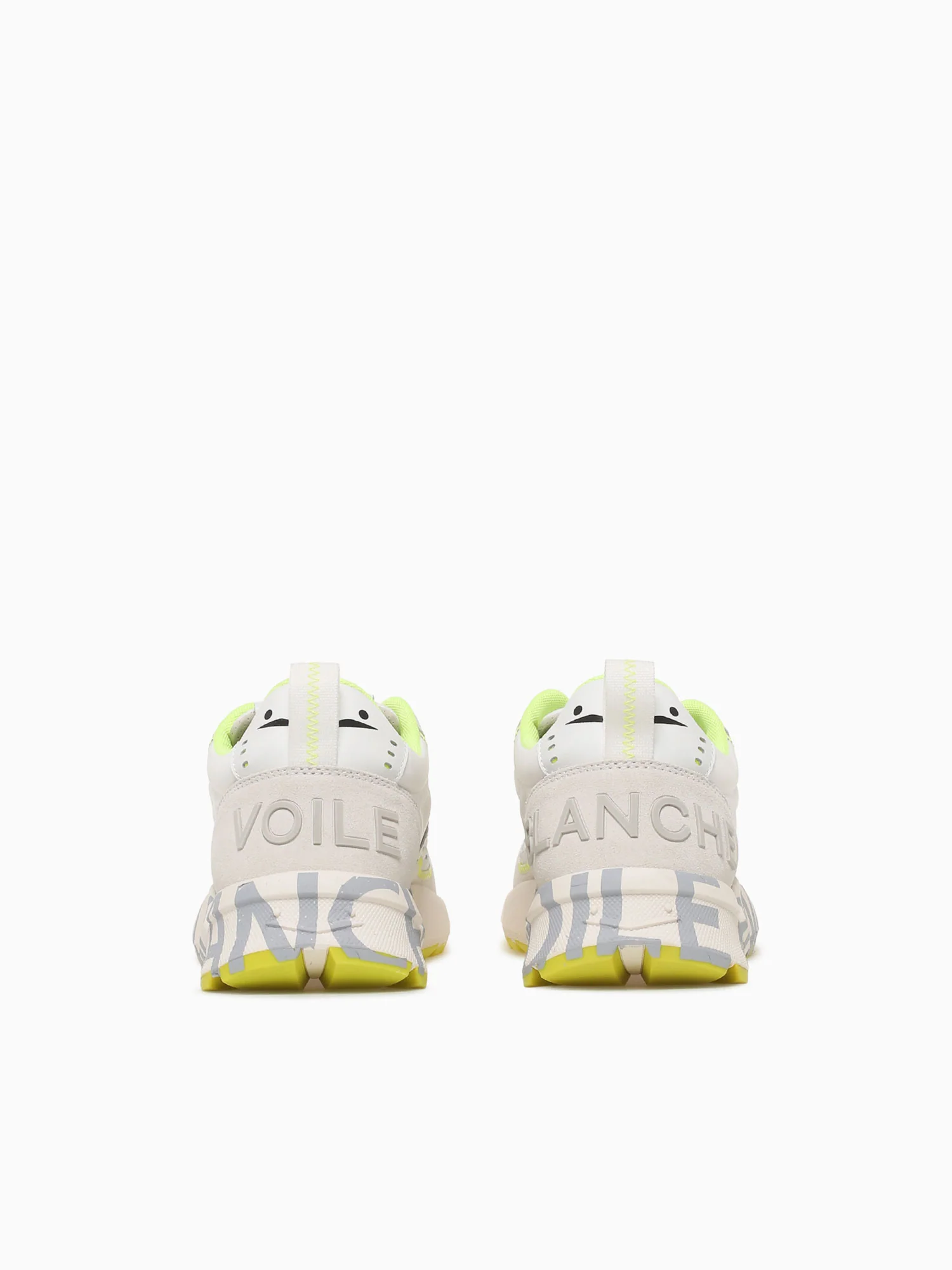 Club 01 White Yellow suede Nylon - Image 6