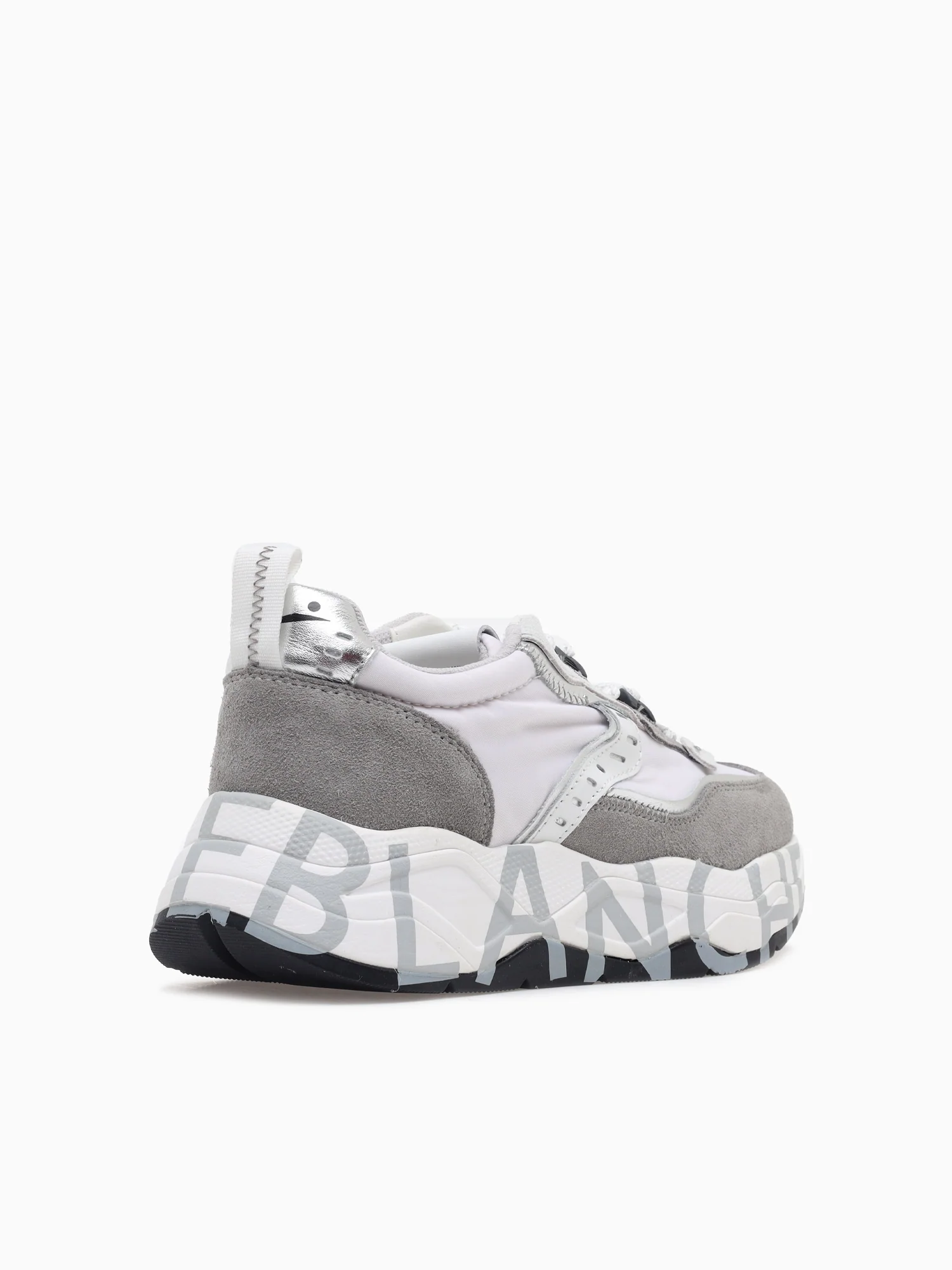 Club 105 Grey White suede Nylon - Image 4