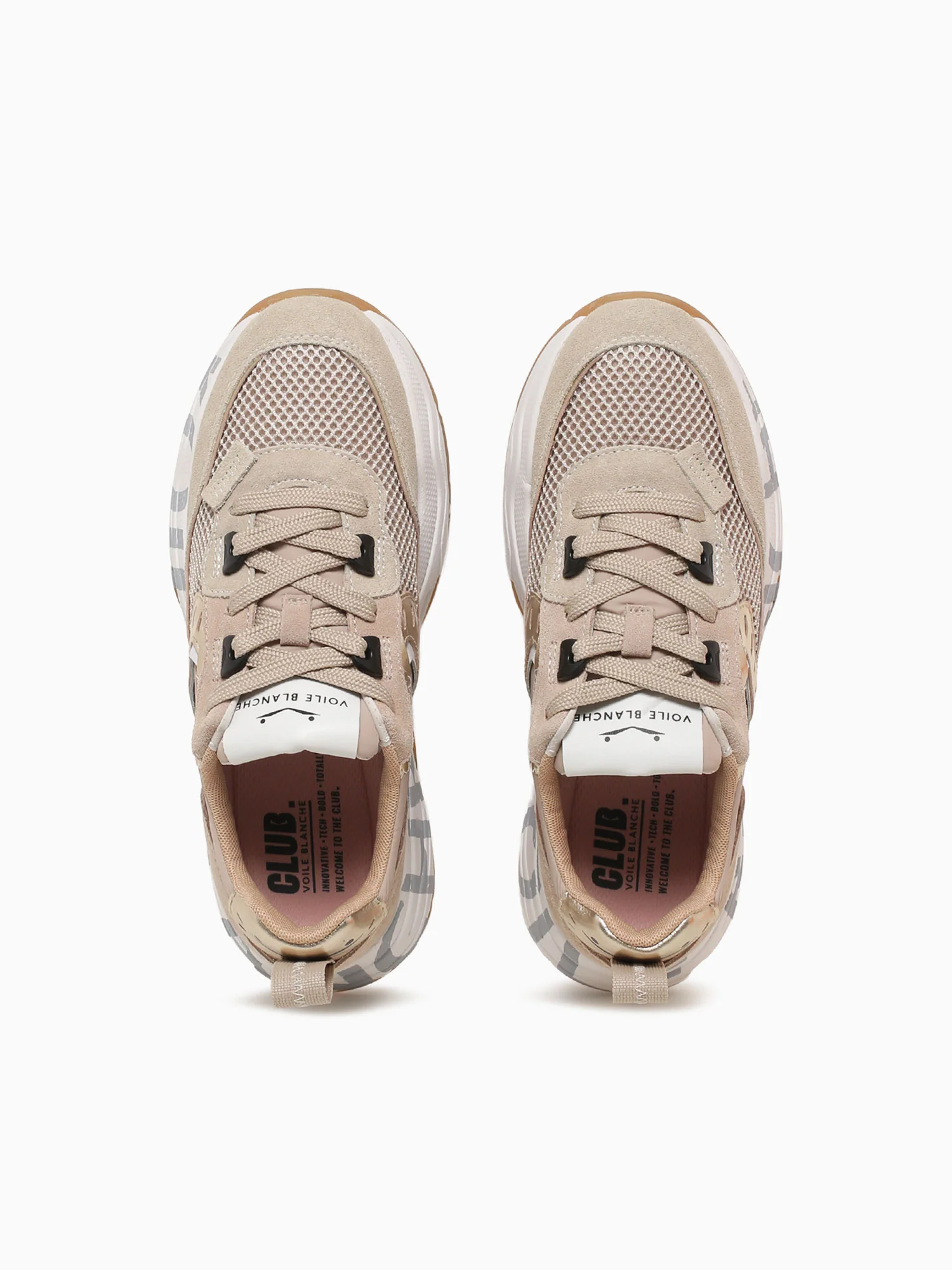 Club 105 Ice Platinum suede Mesh - Image 7