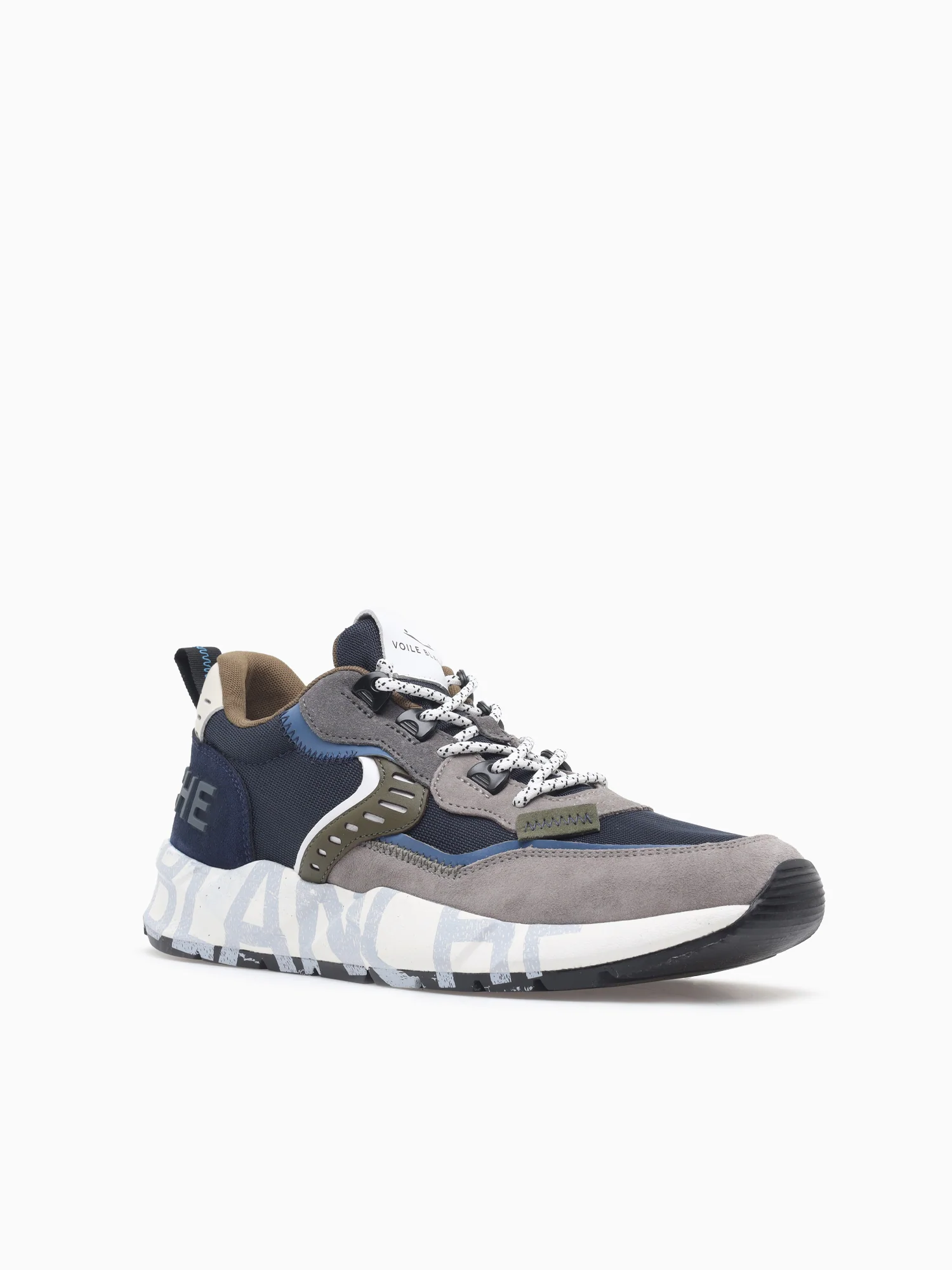 Club01 Grey Navy suede Net - Image 2