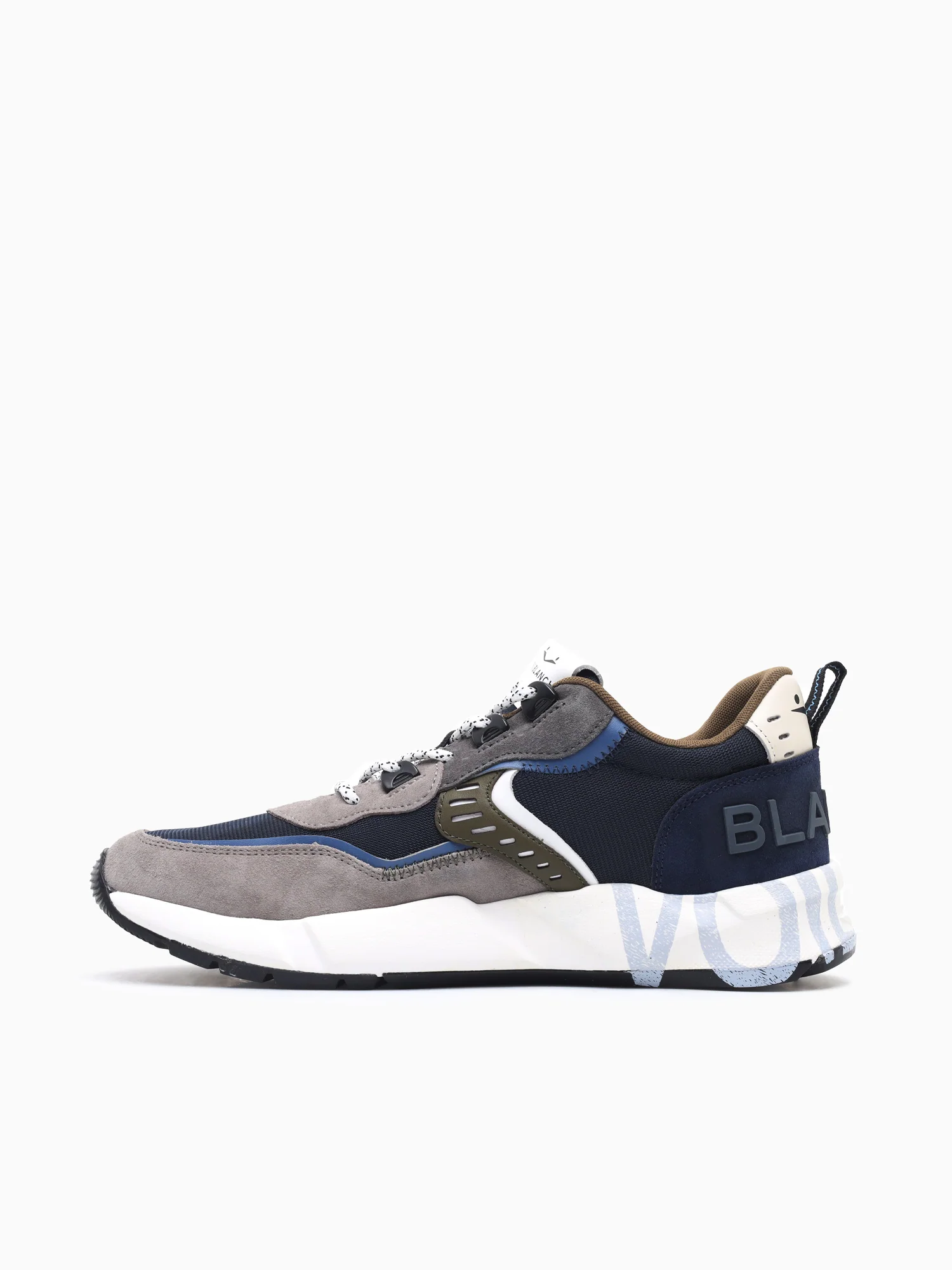 Club01 Grey Navy suede Net - Image 3