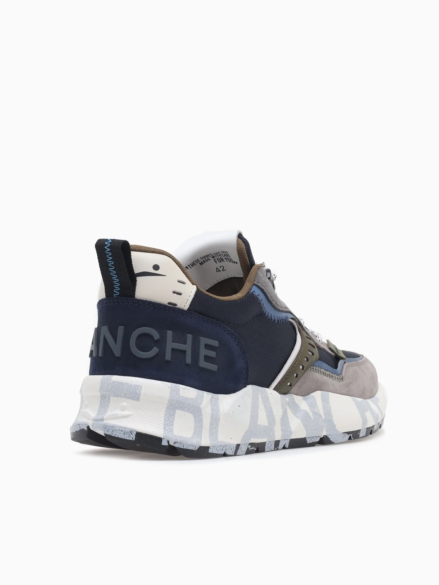 Club01 Grey Navy suede Net - Image 4